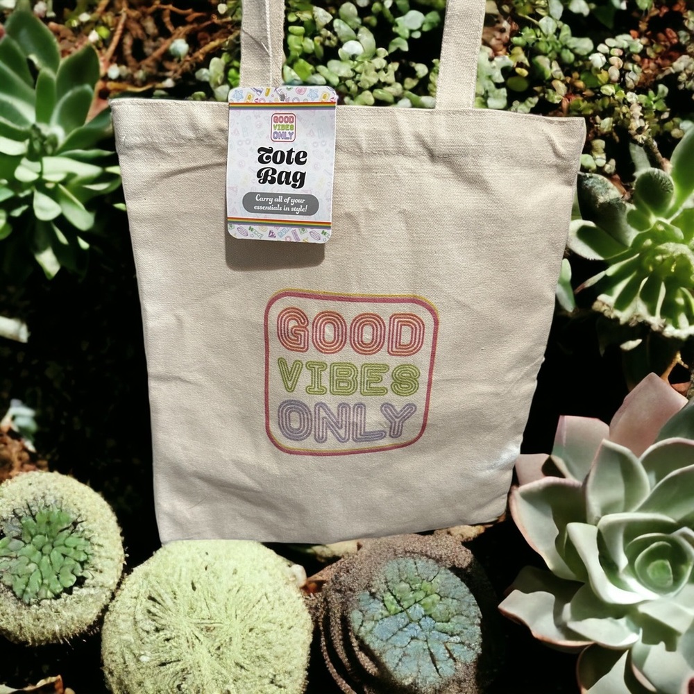 Good Vibes Only Tote Bag
